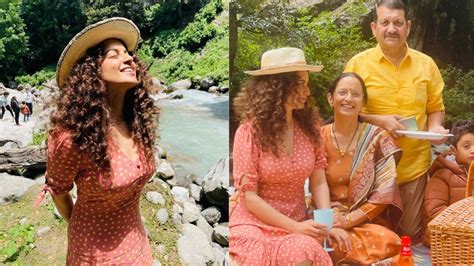 Kangana Ranaut Enjoys Picnic With Her Family In Mountains; See Pictures ...