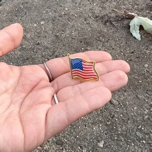 American Flag Pin US Flag Pin United States Pin - Etsy