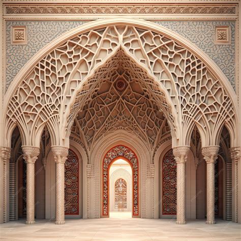 Islamic architecture wallpaper | Premium AI-generated image