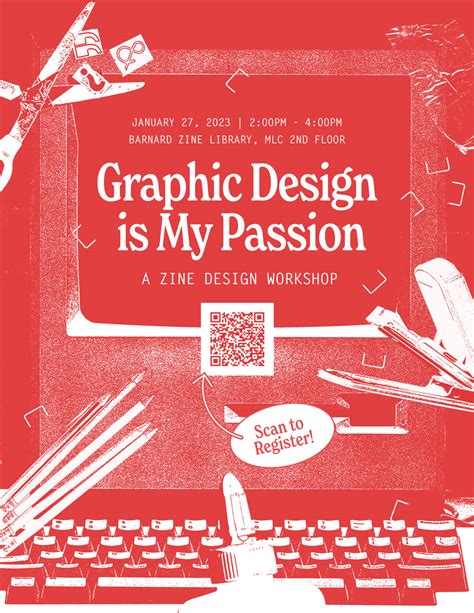 graphic design   passion  zine design workshop barnard college