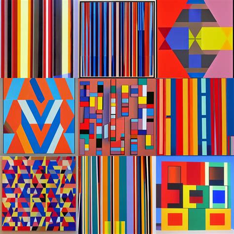 an artwork by yaacov agam | Stable Diffusion