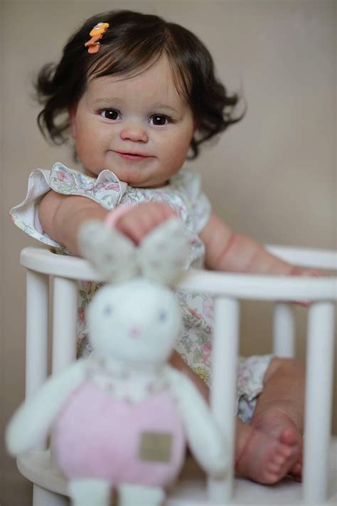 24 Inch Adorable Real Life Newborn Baby Dolls Lifelike Cuddly Reborn B