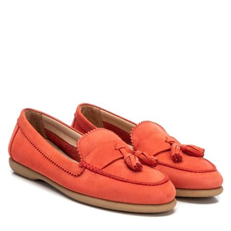Купить Женские лоферы CARMELA, цвет коралловый, Модель: NOBUCK LADIES ...