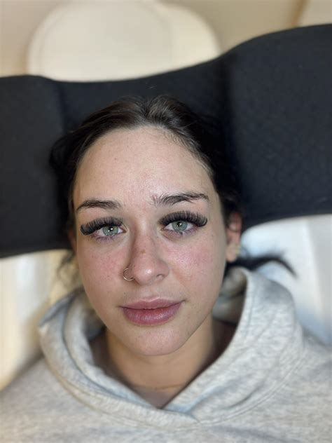 Britani Mansell, Esthetician - Before & After brow tinting, different