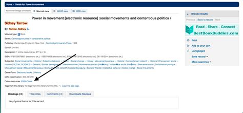 Comparative Politics: Book List for Reviews