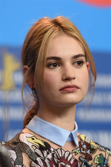 Lily James - Healthy Life