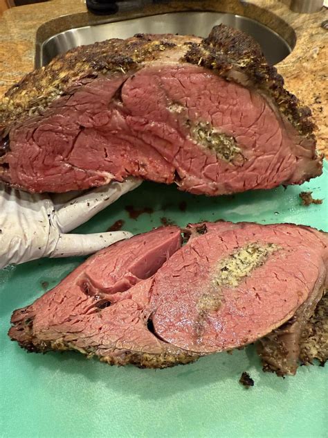 The Steak - Happy accident. This is a 3 lb choice prime rib that’s