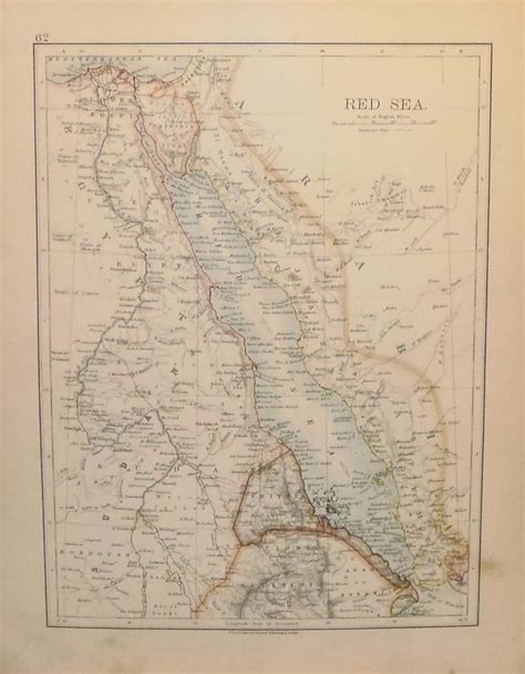 Antique Map Red Sea 1905 | Antico Gallery