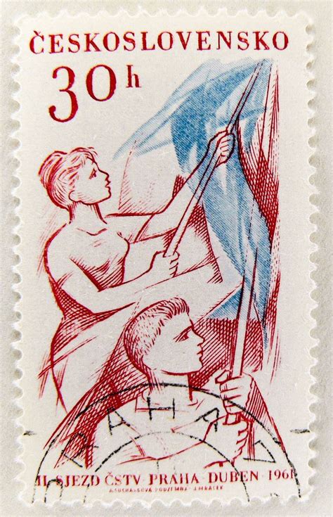 wonderful czech stamp Czechoslovakia 30h czeska Ceskoslovensko 切手 ...
