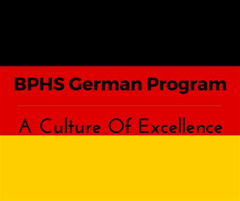 BPHS German Program: “a culture of excellence” – Hawk Eye