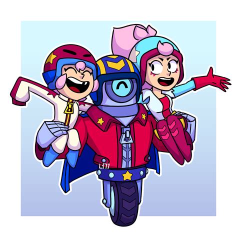 Stunt family [Brawl Stars] by Lazuli177 on DeviantArt