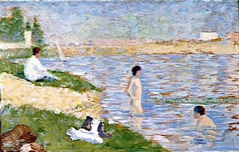 Study for "Bathers at Asnieres", 1883 - Georges Seurat - WikiArt.org