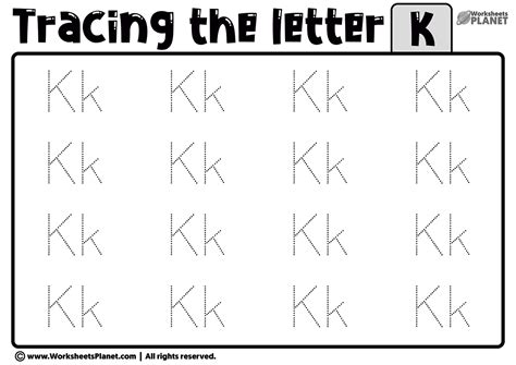 tracing alphabet letters worksheets  kids ready  print