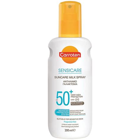 Buy Carroten SPF 50+ Sensicare Milk Spray 200ml Online at Chemist ...