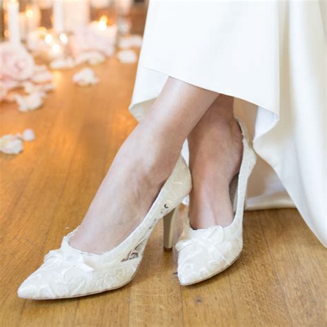Vintage Lace Wedding Shoes