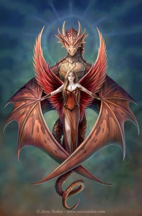 Anne Stokes artwork (199 фото) | Fantasi konst, Draktatueringar ...