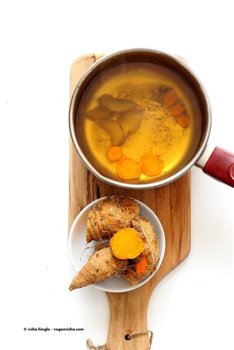 Ginger Turmeric Root Tea - Vegan Richa