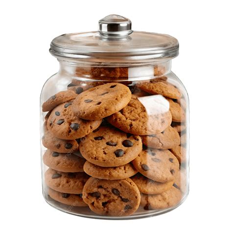Jar Of Freshly Baked Cookies Ready To Enjoy Tasty Treats Assorted