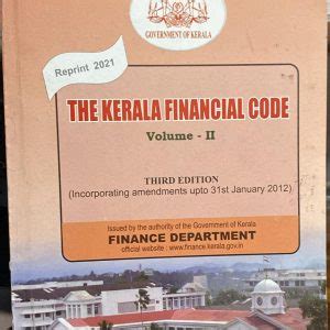 kerala financial code vol  kerala law bookhouse