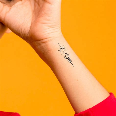 tattoo sun wave 9