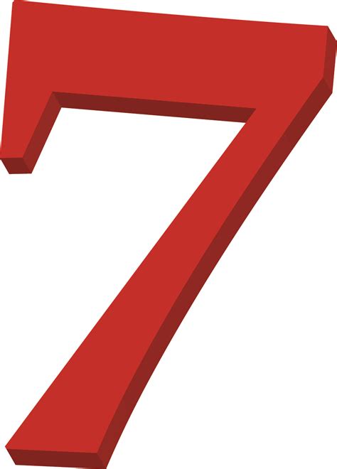 number  red