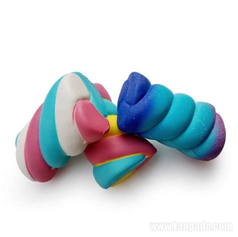 Twisted Marshmallow Squishies Toys Jumbo Scent Slow Rising Sponge Candy ...