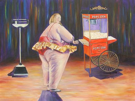 The Fat Lady Painting by Bonnie Peacher | Fine Art America