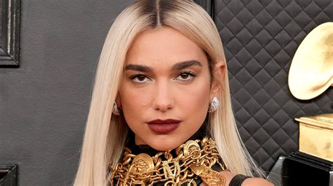 Dua Lipa sizzles in slinky Versace bondage dress at Grammy Awards | HELLO!