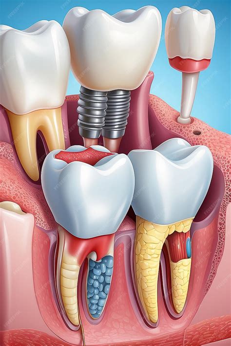 Premium Photo | Illustrstion of gum disease periodontal disease