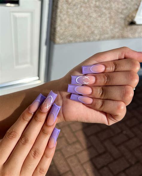 20+ Trending Stylish Purple Ombre Nails You Will Love