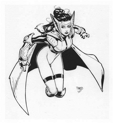 Sif inks by JosephLSilver on DeviantArt