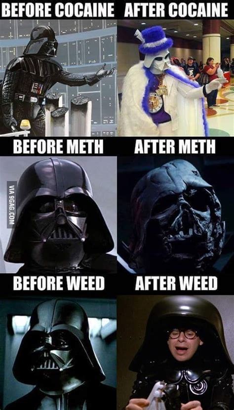 Darth Vader - Before and After - 9GAG