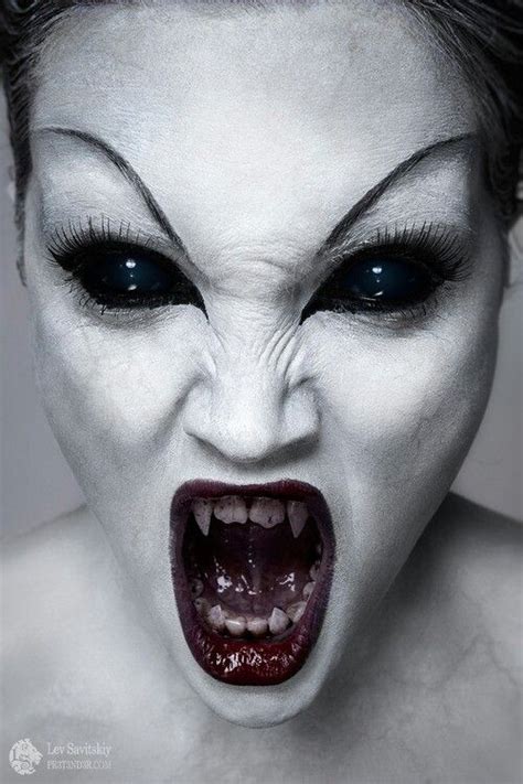 Werewolf | Demon makeup, Scary vampire, Vampire pictures
