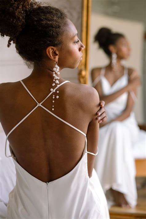 Стильные серьги на свадьбу | Backless dress, Fashion, Dress