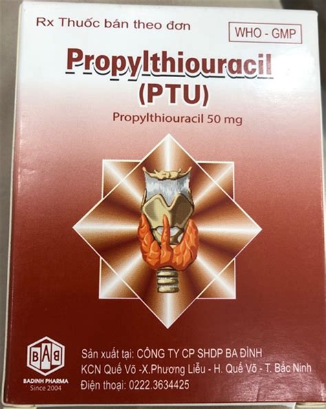 propylthiouracil ptu nha thuoc   thong nha thuoc lon nhat tai