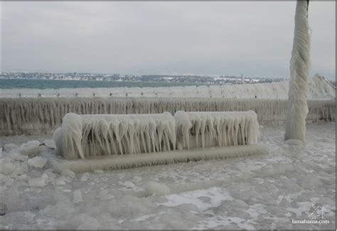 Beautiful effects of ice storm