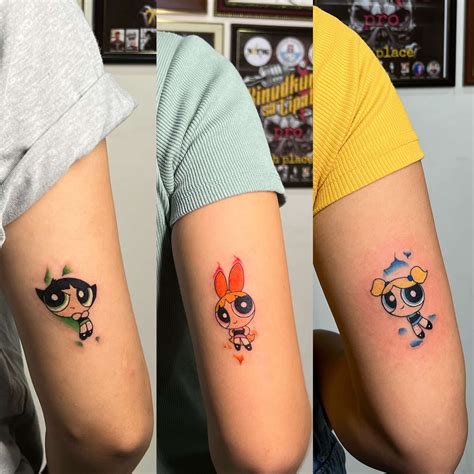 Pin by Gina Thrush on tattoos in 2025 | Power puff girls bubbles, Lady