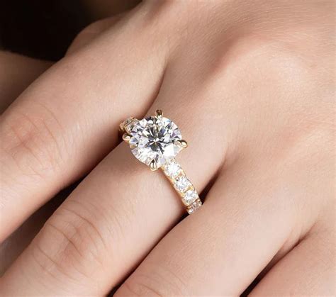 Moissanite Engagement Rings | Free Shipping AU, NZ, UK, USA & CA ...