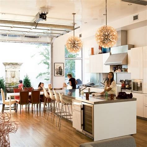 Modern kitchen diner ideas – open plan space interior designs | Deavita