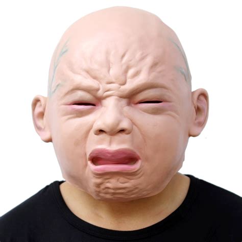 Buy CreepyParty Novelty Halloween Costume Party Latex Head Baby Face