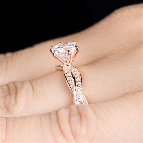 rose gold wedding  engagement rings  jo diggs blog