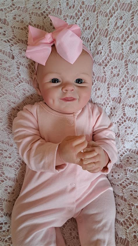 Pinky Reborn Baby Dolls Girl 20 Inch Soft Weighted Body Realistic