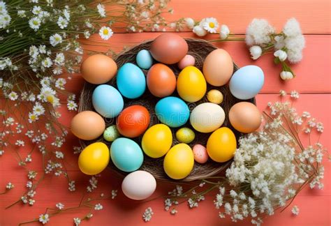 happy easter composition stock illustration illustration  natural