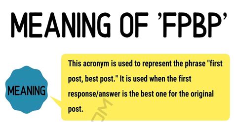 FPBP Meaning: What Does "FPBP" Mean and Stand For? • 7ESL