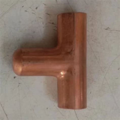 socketweld straight copper tee  gas pipe  rs kg