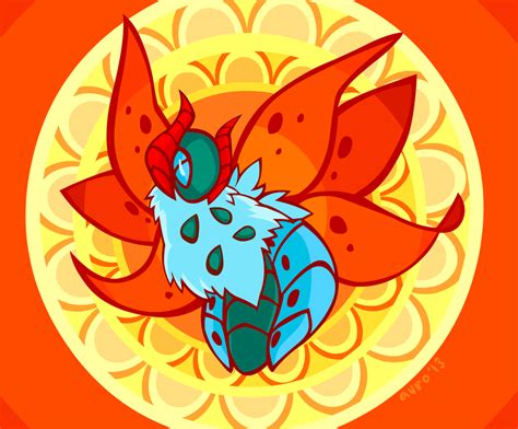 Day 10: Fire - Volcarona by avroillusion on DeviantArt