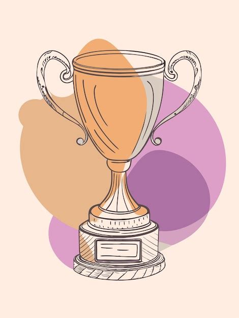 drawing   trophy   picture   trophy   premium ai