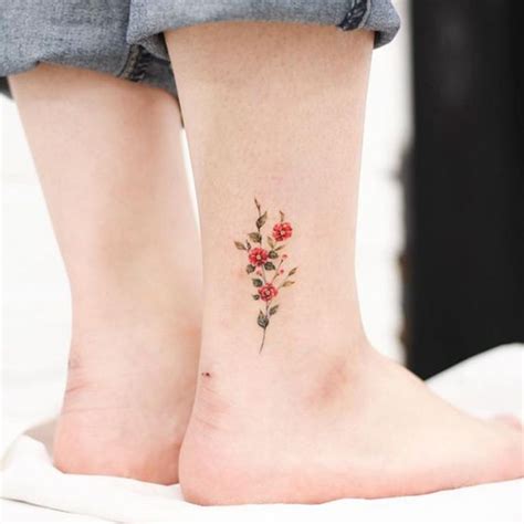 65 Small Ankle Tattoos Ideas for Girls | Tiny Tattoo inc