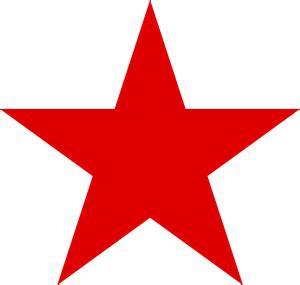 Red Star Png Transparent Background