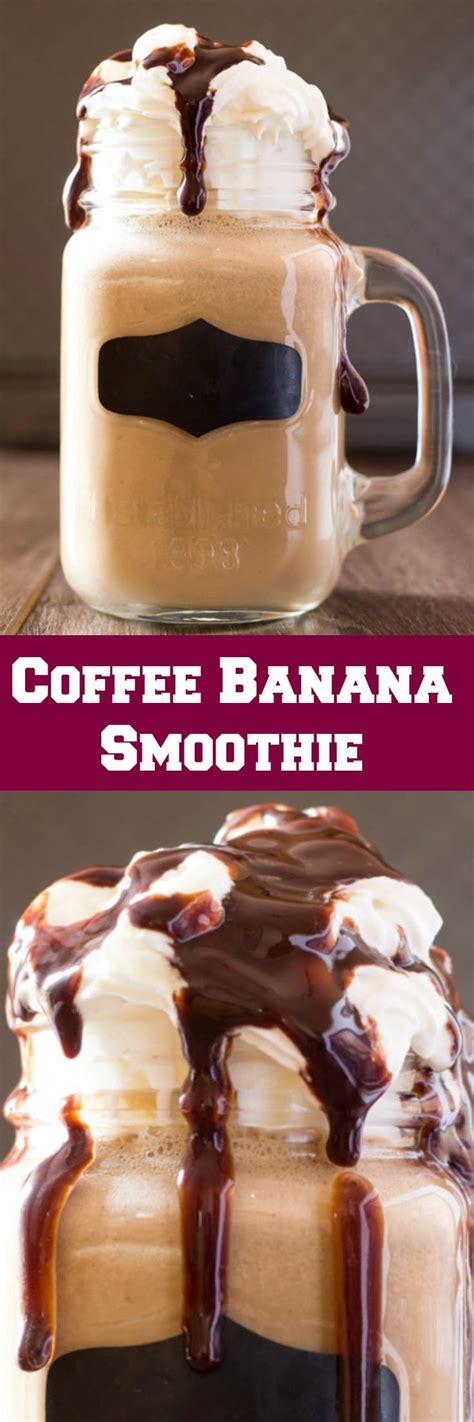 Coffee Banana Smoothie | I Knead to Eat